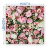 Premium Vinyl Dance Floor Wrap Custom Size - Romance Rose Garden
