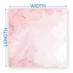 Premium Vinyl Dance Floor Wrap Custom Size - Eclectic Rosado Marble