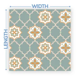 Premium Vinyl Dance Floor Wrap Custom Size - Eclectic Annora