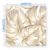 Premium Vinyl Dance Floor Wrap Custom Size - Boho Golden Leaf