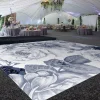 Premium Vinyl Dance Floor Wrap Custom Size - Romance Class Blues