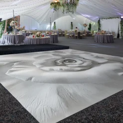 Premium Vinyl Dance Floor Wrap Custom Size - Romance La Flor