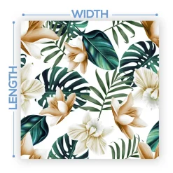 Premium Vinyl Dance Floor Wrap Custom Size - Tropical La Palma