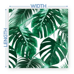 Premium Vinyl Dance Floor Wrap Custom Size - Tropical Off The Palms