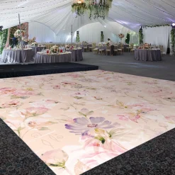 Premium Vinyl Dance Floor Wrap Custom Size - Fairytale Duchess