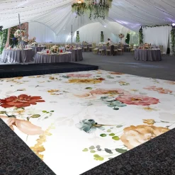 Premium Vinyl Dance Floor Wrap Custom Size - Classical Gardeness