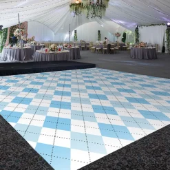 Premium Vinyl Dance Floor Wrap Custom Size - Boys Birthday A Classic Golfer