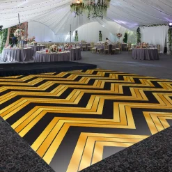 Premium Vinyl Dance Floor Wrap Custom Size - Geometric Klassic