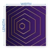 Premium Vinyl Dance Floor Wrap Custom Size - Geometric Dome