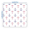 Premium Vinyl Dance Floor Wrap Custom Size - Boys Birthday Anchor