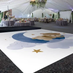 Premium Vinyl Dance Floor Wrap Custom Size - Boys Birthday Sweet Dreamz