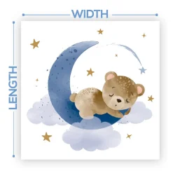Premium Vinyl Dance Floor Wrap Custom Size - Boys Birthday Sweet Dreamz