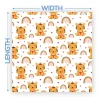 Premium Vinyl Dance Floor Wrap Custom Size - Girls Birthday Safari Dream