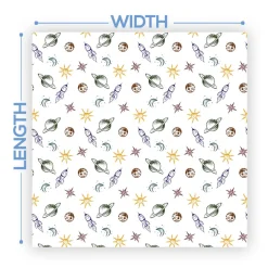 Premium Vinyl Dance Floor Wrap Custom Size - Children's Birthday Out of this World