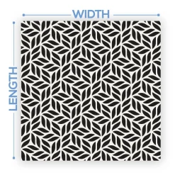Premium Vinyl Dance Floor Wrap Custom Size - Geometric Floraze