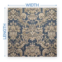 Premium Vinyl Dance Floor Wrap Custom Size - Classical Gildablue