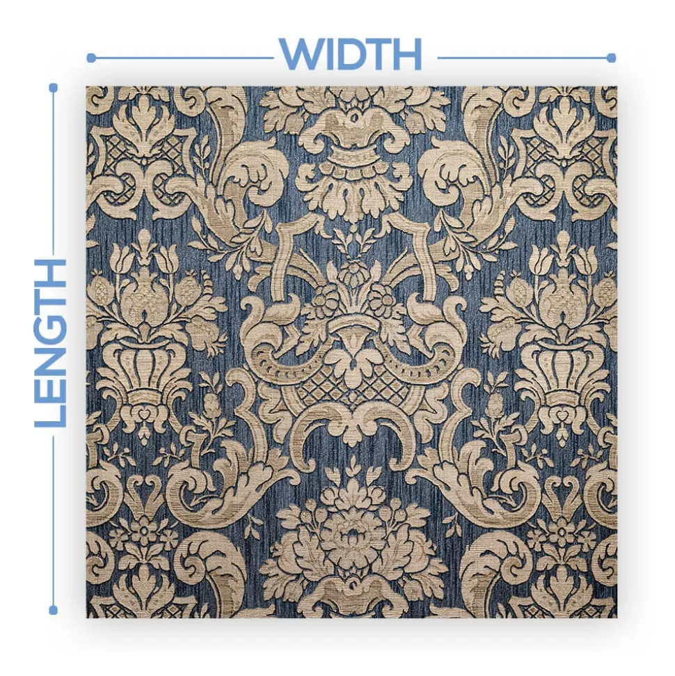 Premium Vinyl Dance Floor Wrap Custom Size - Classical Gildablue