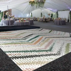 Premium Vinyl Dance Floor Wrap Custom Size - Boho Cove