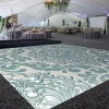Premium Vinyl Dance Floor Wrap Custom Size - Eclectic Volumetric Ice