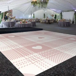 Premium Vinyl Dance Floor Wrap Custom Size - Valentines Day Love box