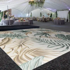 Premium Vinyl Dance Floor Wrap Custom Size - Tropical Kehlani