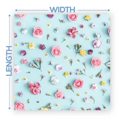 Premium Vinyl Dance Floor Wrap Custom Size - Easter Day Let It Bloom