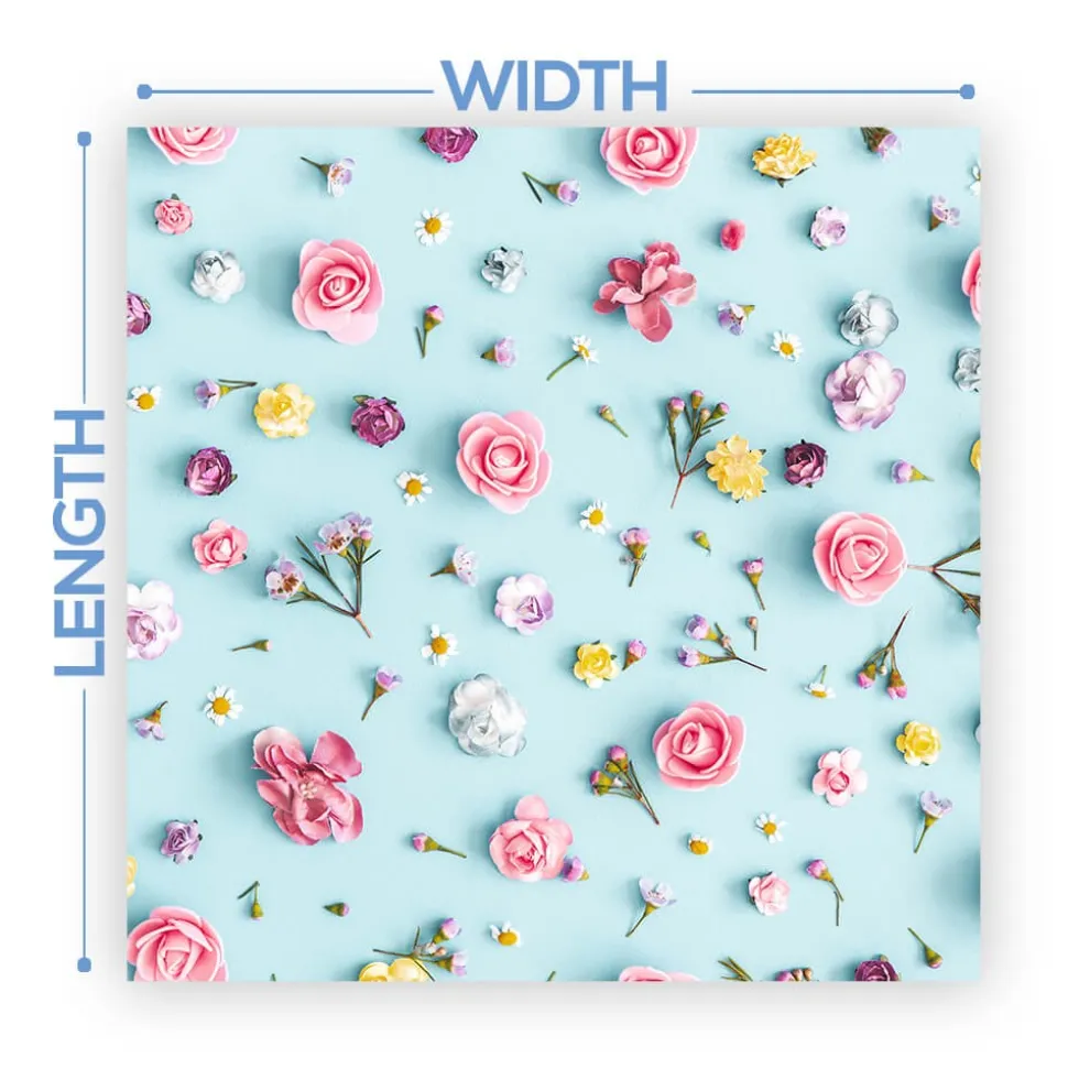 Premium Vinyl Dance Floor Wrap Custom Size - Easter Day Let It Bloom