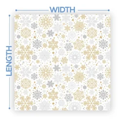 Premium Vinyl Dance Floor Wrap Custom Size - Christmas Day Let It Snazzle