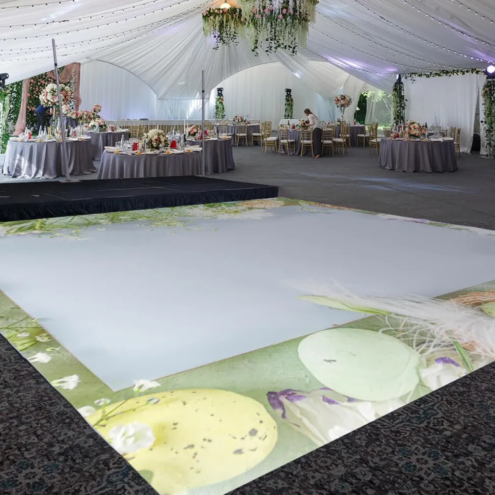 Premium Vinyl Dance Floor Wrap Custom Size - Easter Day Spring Awakening
