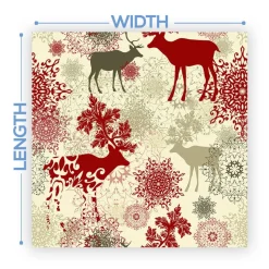 Premium Vinyl Dance Floor Wrap Custom Size - Christmas Day A Retro Xmas