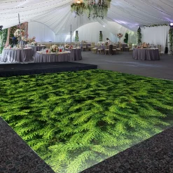 Premium Vinyl Dance Floor Wrap Custom Size - Christmas Day Tis The Tree