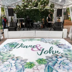 Premium Vinyl Dance Floor Wrap Custom Size & Design