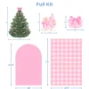 Pretty Pink Xmas Foam Core Backdrop Kit by PopScene™
