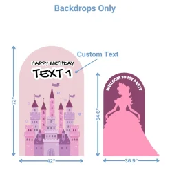 Princess Ball Foam Core Birthday Backdrop Kit by PopScene™