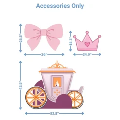 Princess Ball Foam Core Birthday Backdrop Kit by PopScene™
