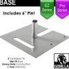 Pro & EZ Series - 18in x 18in Heavy Duty Base w/ 6" x 2" Pin (Up to 14ft)