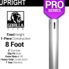 Pro Series - 8ft Fixed 2" Upright