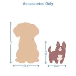 Puppy Love Foam Core Birthday Backdrop Kit by PopScene™