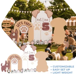 Puppy Love Foam Core Birthday Backdrop Kit by PopScene™