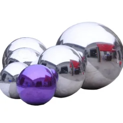 Purple Giant Inflatable Mirror Ball Sphere – Maxorb™ Reflective Ceiling Event Decor – Commercial Installation Sizes