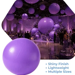 Purple Giant Inflatable Modern Ball Sphere – Maxorb™ Event Decor – Commercial Installation Sizes
