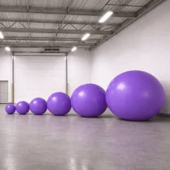 Purple Giant Inflatable Modern Ball Sphere – Maxorb™ Event Decor – Commercial Installation Sizes