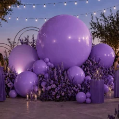 Purple Giant Inflatable Modern Ball Sphere – Maxorb™ Event Decor – Commercial Installation Sizes