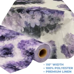 Purple Tivoli by the Yard - 110" Width