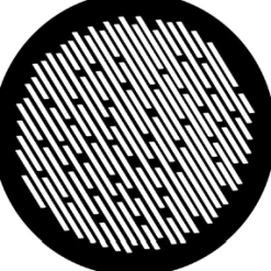 Rain B - Stock Gobo for Gobo Light Projectors - Choose your size!