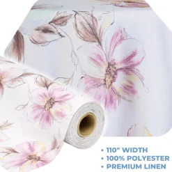 Raspberry Primavera by the Yard - 110" Width