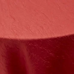 RED - *FR* Crushed Taffeta Tablecloth by Eastern Mills - Many Size Options