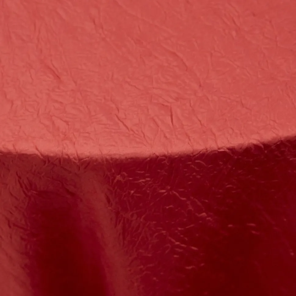 RED - *FR* Crushed Taffeta Tablecloth by Eastern Mills - Many Size Options