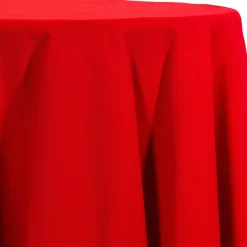 Red - Spun Polyester “Feels Like Cotton” Tablecloth - Many Size Options