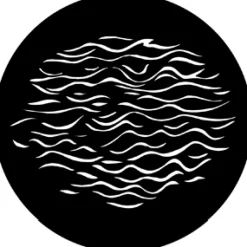 Reflected Water 2 - Stock Gobo for Gobo Light Projectors - Choose your size!